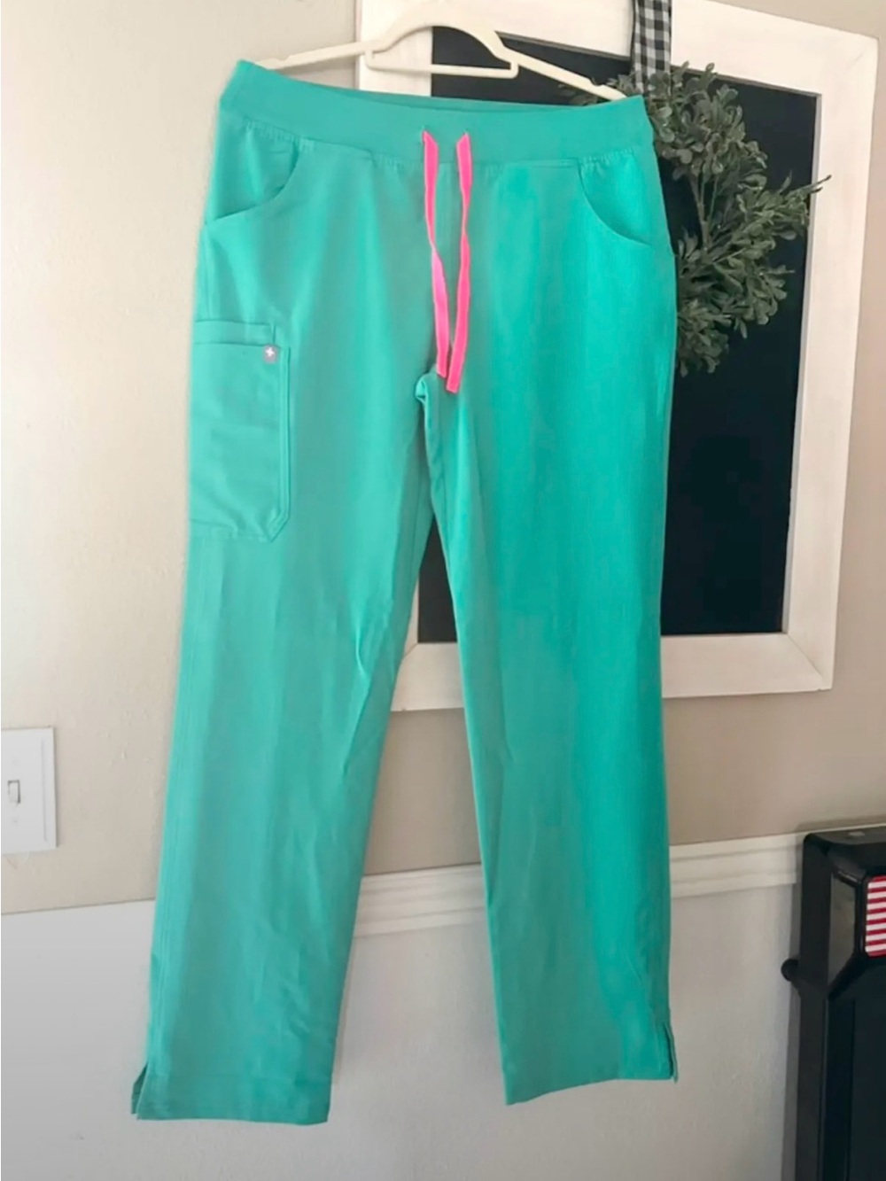 Figs Teal Kade Scrubs Pants